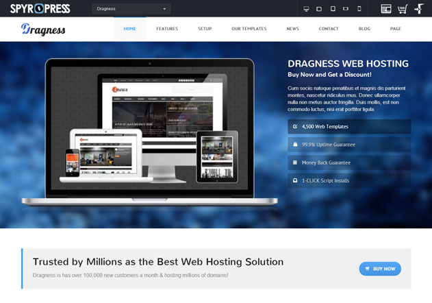 dragness-premium-wordpress-landing-page