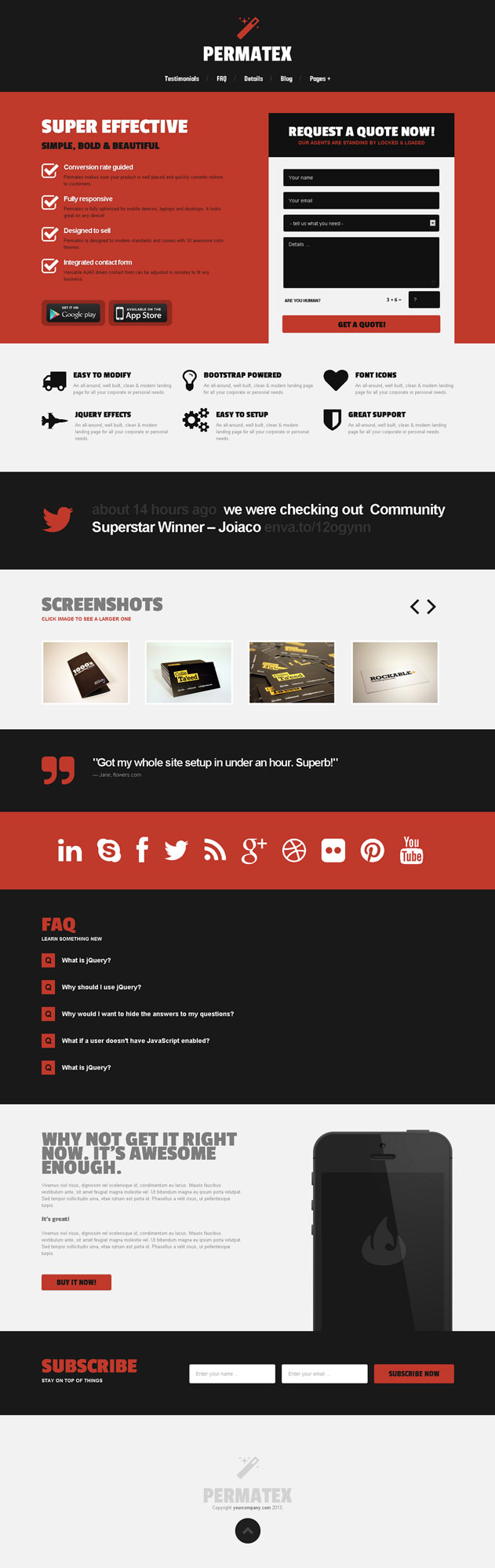 permatex-wordpress-landing-page