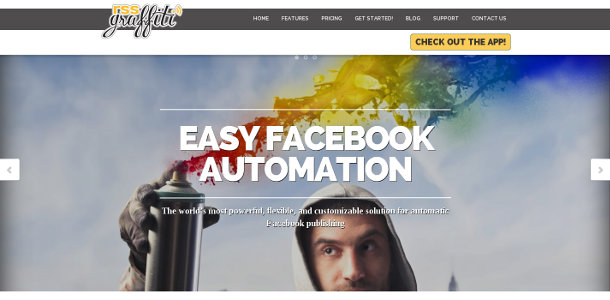 Automatiser Facebook RSS graffiti